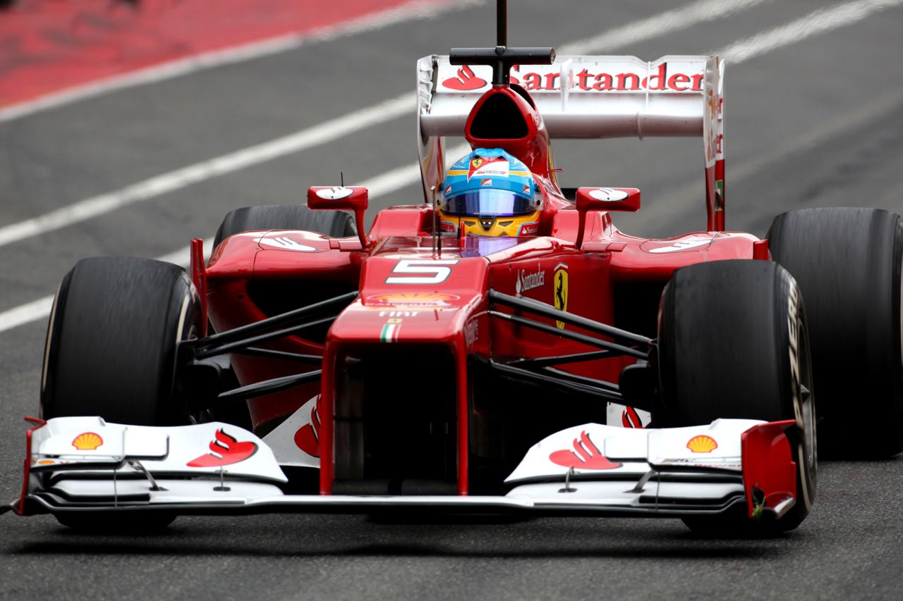 Nuovi scarichi Ferrari Test Mugello 2012