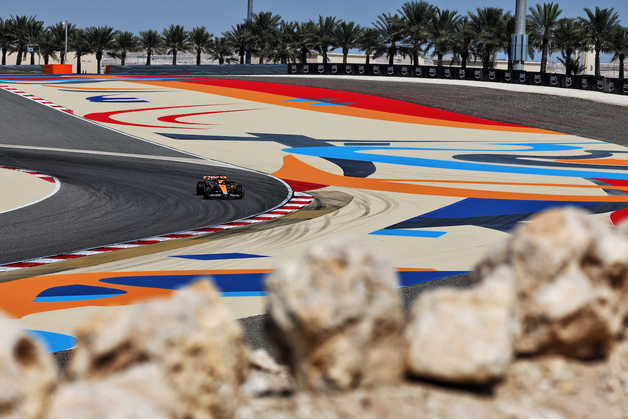 Oscar Piastri (AUS) McLaren MCL60.
23.02.2023. Formula 1 Testing, Sakhir, Bahrain, Day One.
- www.xpbimages.com, EMail: requests@xpbimages.com © Copyright: Moy / XPB Images