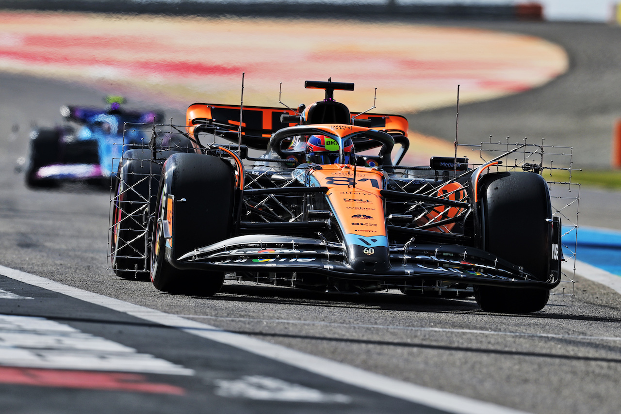 Oscar Piastri (AUS) McLaren MCL60.
23.02.2023. Formula 1 Testing, Sakhir, Bahrain, Day One.
- www.xpbimages.com, EMail: requests@xpbimages.com © Copyright: Price / XPB Images