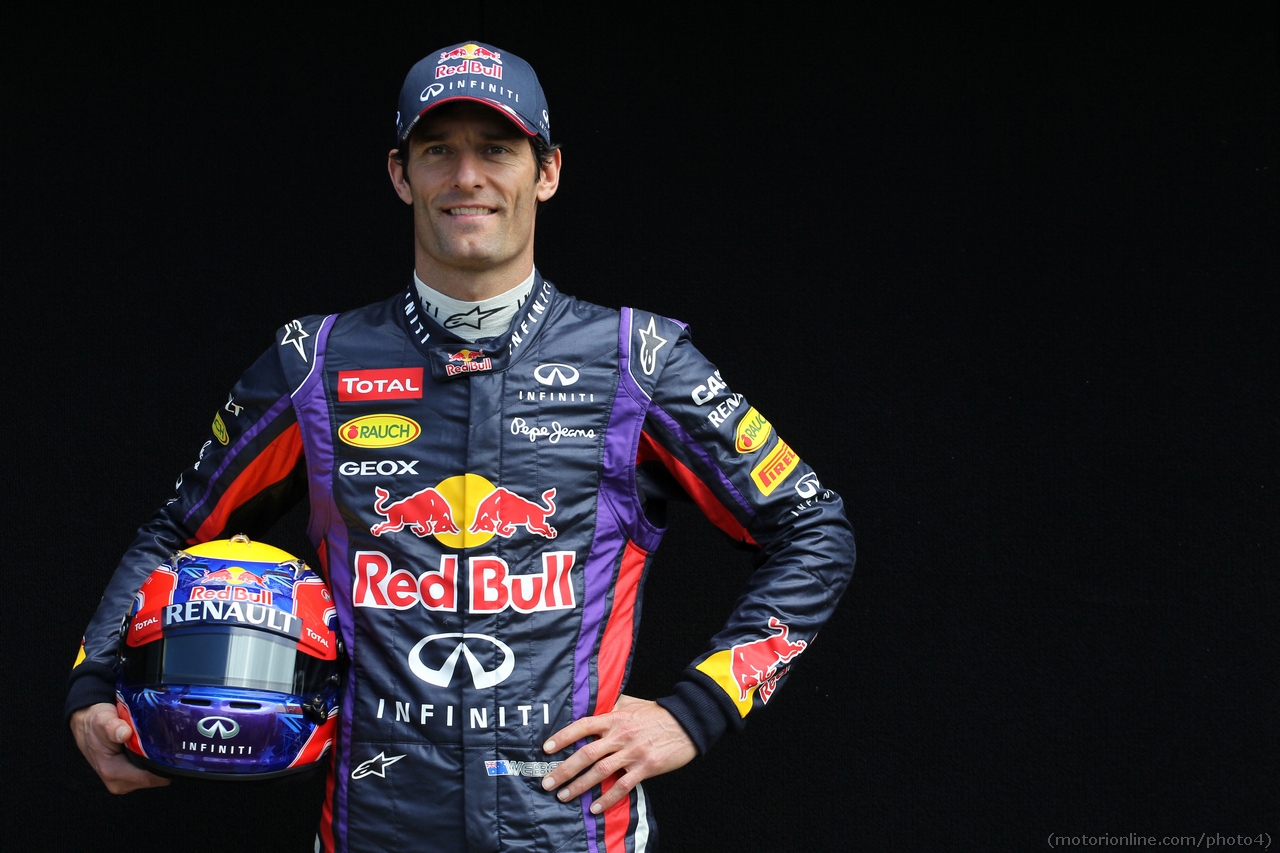 14.03.2013- Mark Webber (AUS) Red Bull Racing RB9 