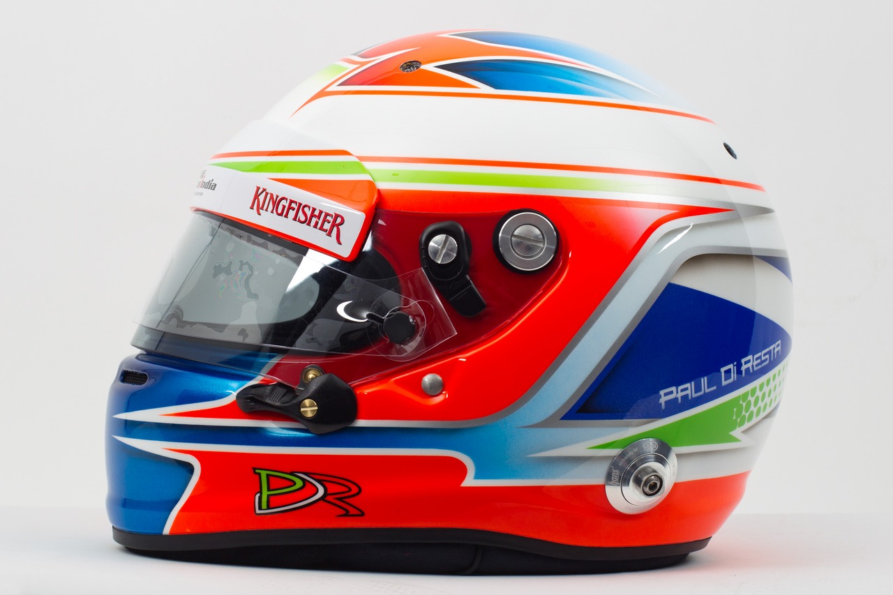 The helmet of Paul di Resta (GBR) Sahara Force India F1.
