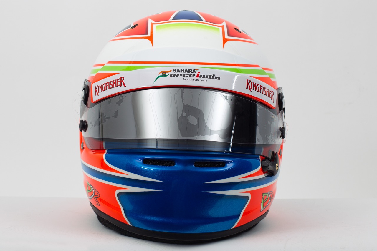 The helmet of Paul di Resta (GBR) Sahara Force India F1.
