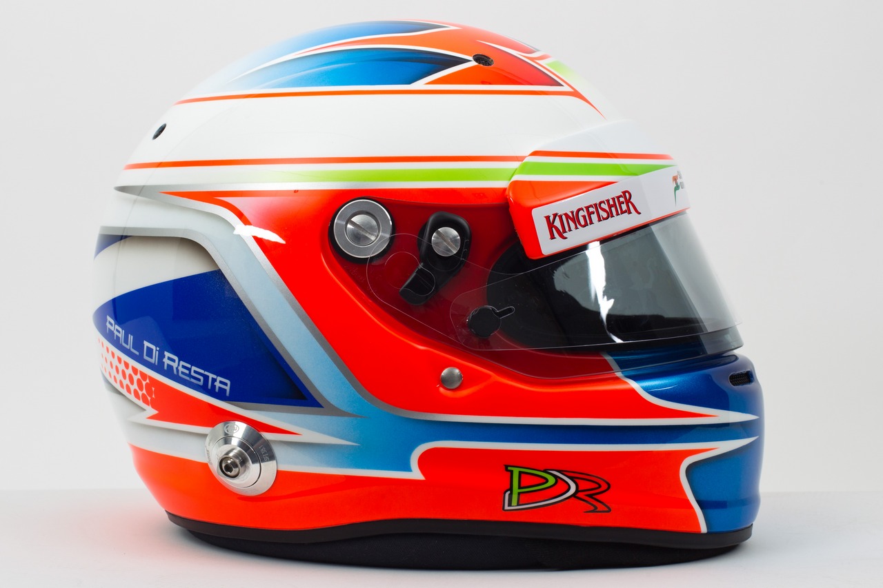 The helmet of Paul di Resta (GBR) Sahara Force India F1.
