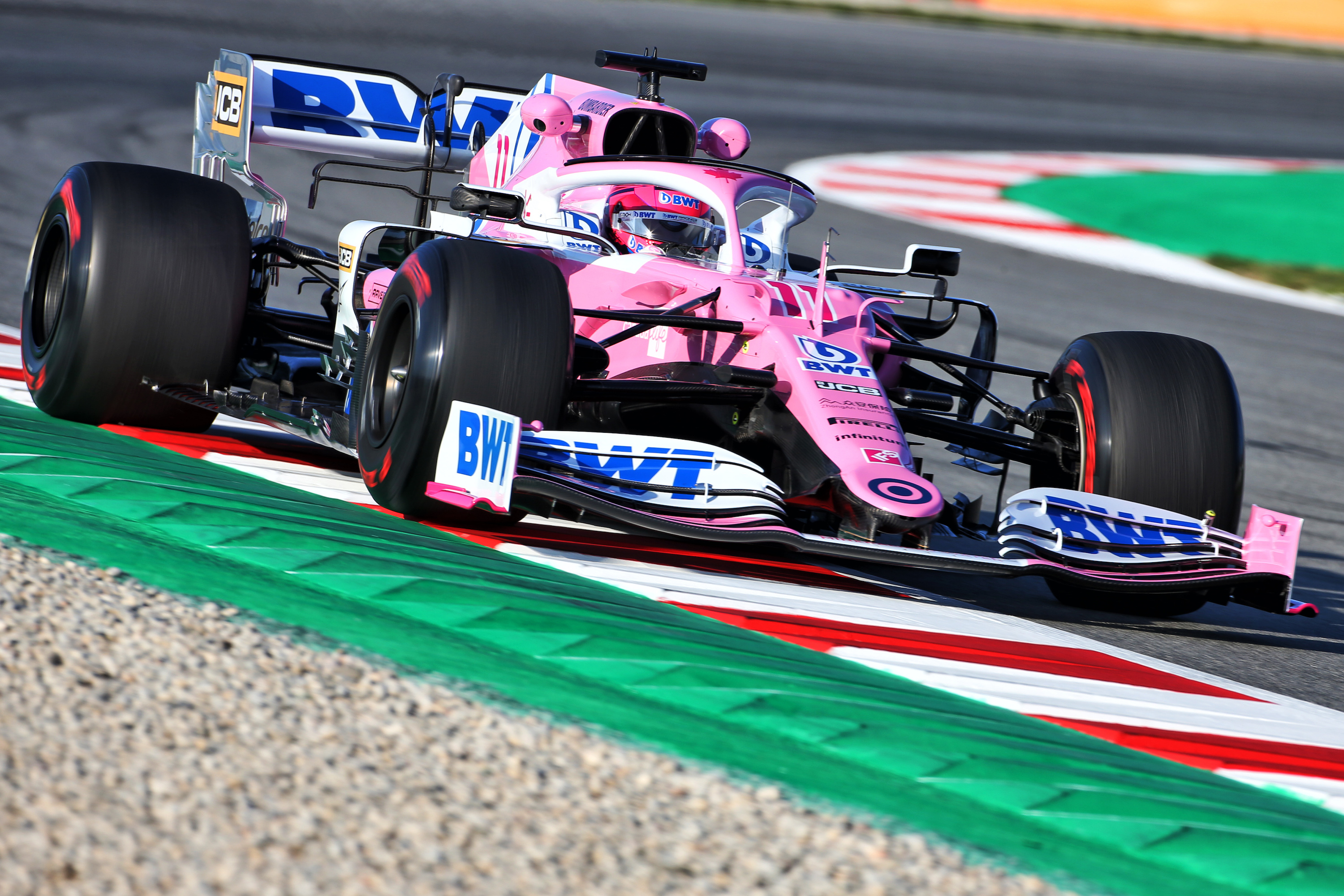 Sergio Perez (MEX) Racing Point F1 Team RP19.
19.02.2020. Formula One Testing, Day One, Barcelona, Spain. Wednesday.
- www.xpbimages.com, EMail: requests@xpbimages.com © Copyright: Charniaux / XPB Images