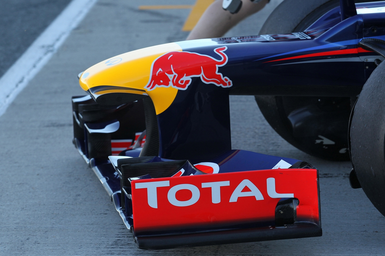 07.02.2012 Jerez, Spain,
Red Bull RB8 nose cone - Formula 1 Testing, day 1 - Formula 1 World Championship 