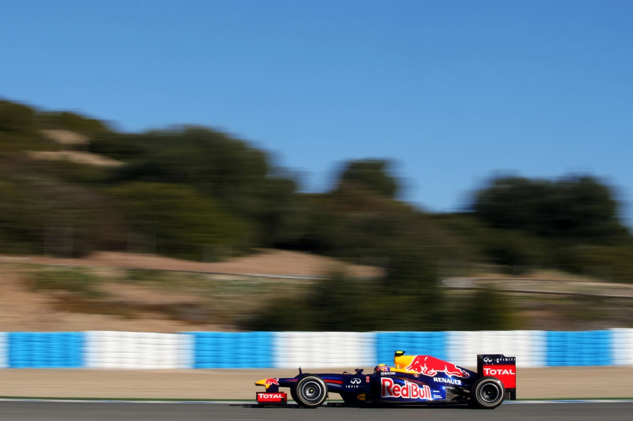 07.02.2012 Jerez, Spain,
Mark Webber (AUS), Red Bull Racing   - Formula 1 Testing, day 1 - Formula 1 World Championship 
