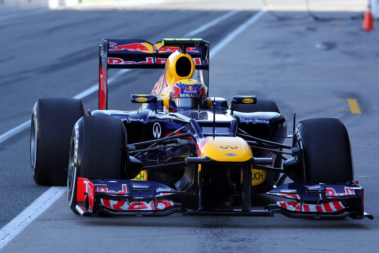 07.02.2012 Jerez, Spain,
Mark Webber (AUS), Red Bull Racing in the new RB8  - Formula 1 Testing, day 1 - Formula 1 World Championship 
