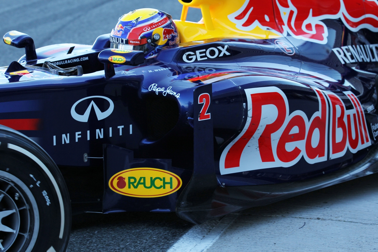 07.02.2012 Jerez, Spain, Mark Webber (AUS), Red Bull Racing   - Formula 1 Testing, day 1 - Formula 1 World Championship 
