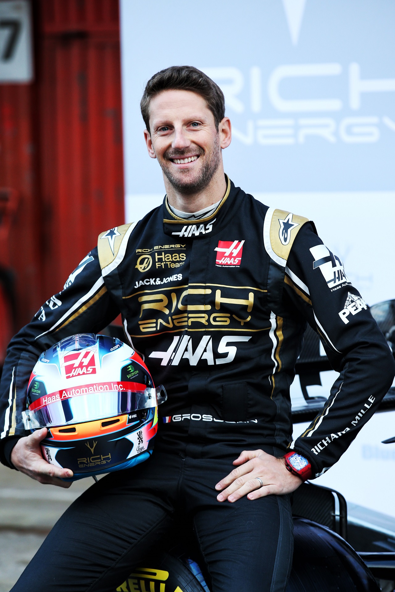 Romain Grosjean (FRA) Haas F1 Team.
18.02.2019.