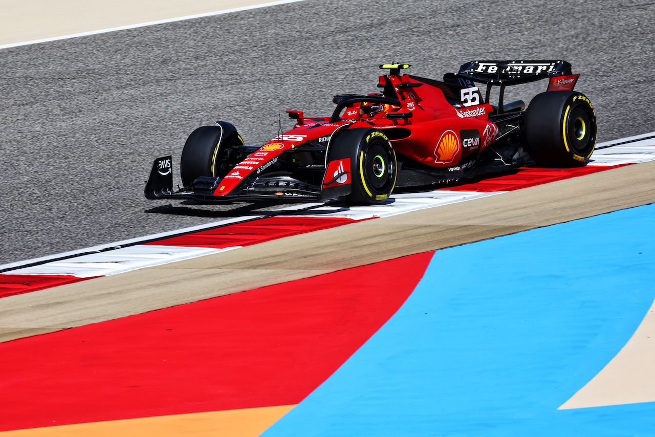 Carlos Sainz Jr (ESP) Ferrari SF-23.
23.02.2023. Formula 1 Testing, Sakhir, Bahrain, Day One.
- www.xpbimages.com, EMail: requests@xpbimages.com © Copyright: Moy / XPB Images