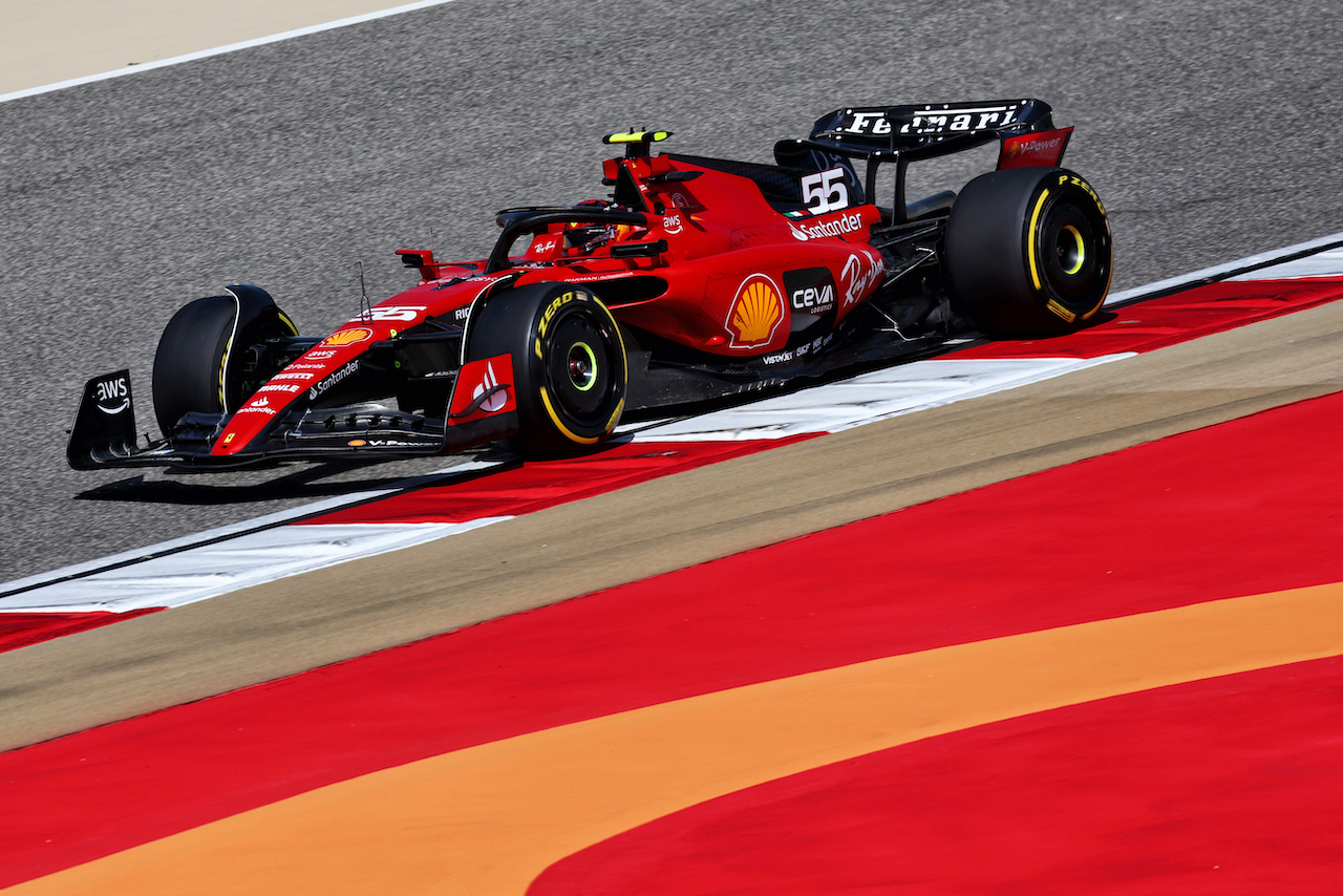 Carlos Sainz Jr (ESP) Ferrari SF-23.
23.02.2023. Formula 1 Testing, Sakhir, Bahrain, Day One.
- www.xpbimages.com, EMail: requests@xpbimages.com © Copyright: Moy / XPB Images