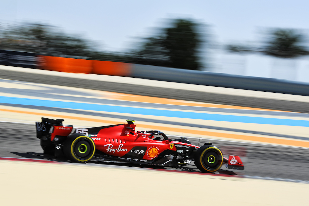 Carlos Sainz Jr (ESP) Ferrari SF-23.
23.02.2023. Formula 1 Testing, Sakhir, Bahrain, Day One.
- www.xpbimages.com, EMail: requests@xpbimages.com © Copyright: Price / XPB Images