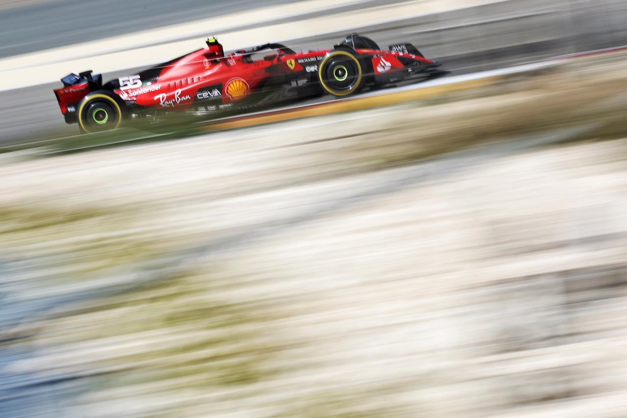 Carlos Sainz Jr (ESP) Ferrari SF-23.
23.02.2023. Formula 1 Testing, Sakhir, Bahrain, Day One.
- www.xpbimages.com, EMail: requests@xpbimages.com © Copyright: Bearne / XPB Images