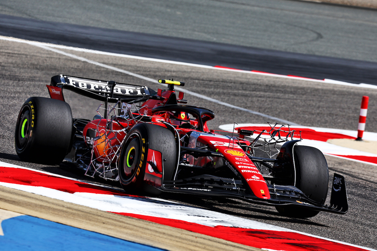 Carlos Sainz Jr (ESP) Ferrari SF-23.
23.02.2023. Formula 1 Testing, Sakhir, Bahrain, Day One.
- www.xpbimages.com, EMail: requests@xpbimages.com © Copyright: Moy / XPB Images