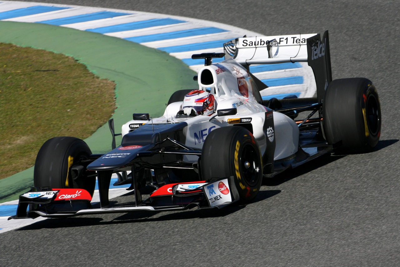 Sauber C31 Shakedown a Jerez