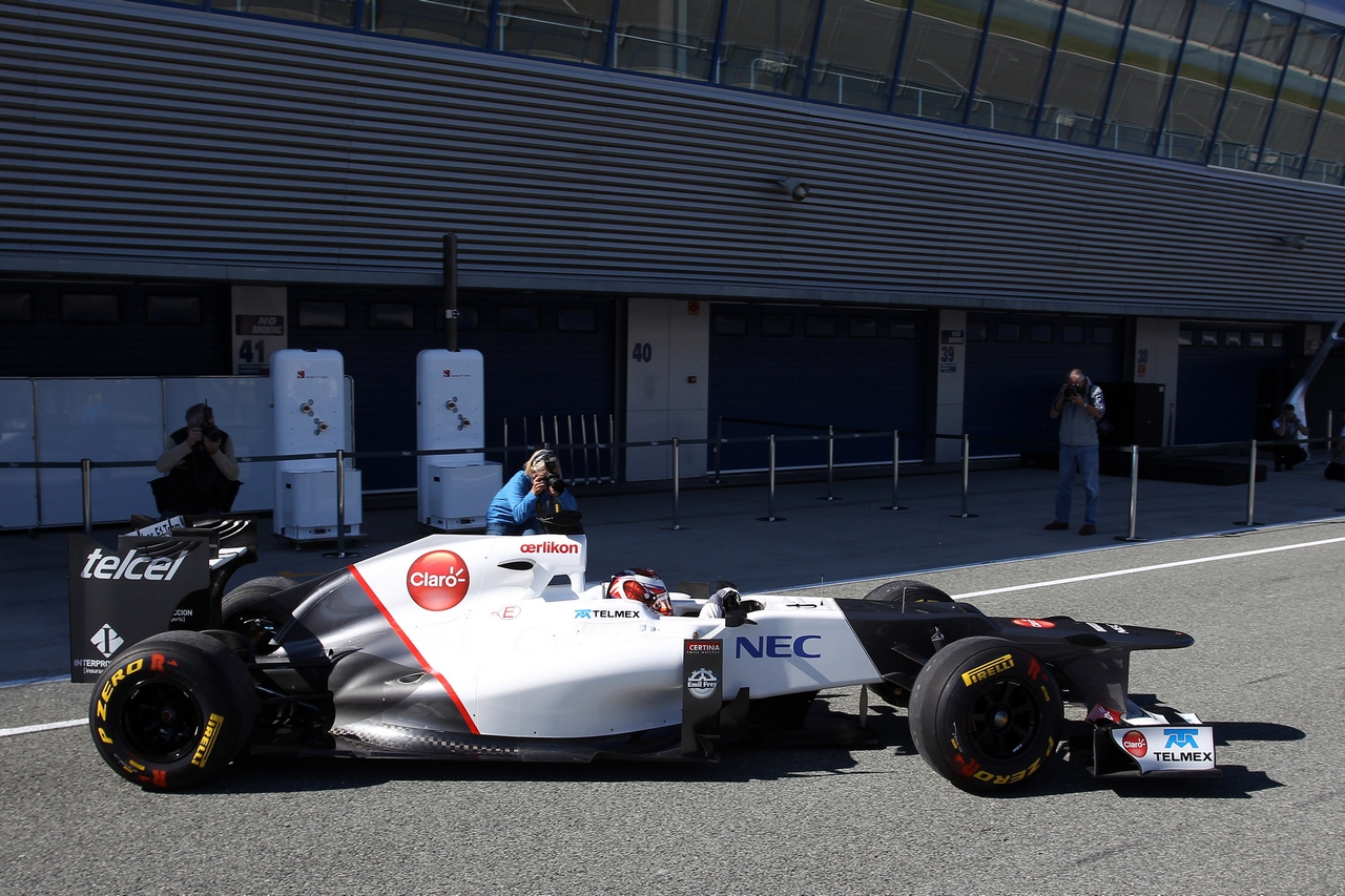 Sauber C31 Shakedown a Jerez