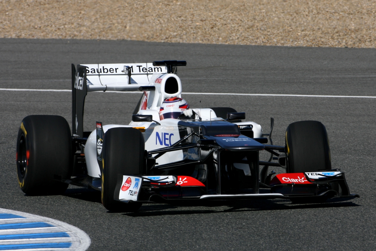 Sauber C31 Shakedown a Jerez