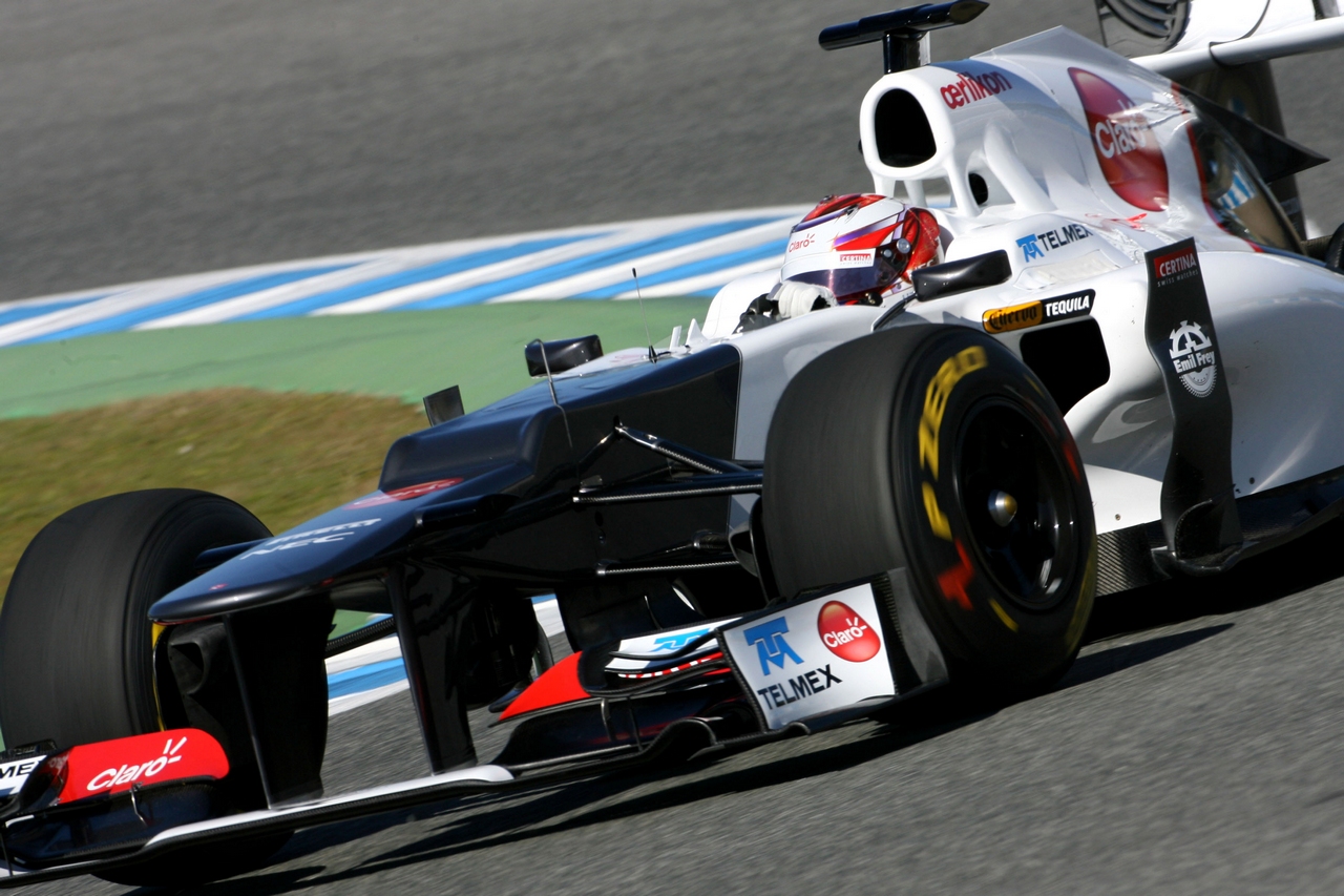 Sauber C31 Shakedown a Jerez