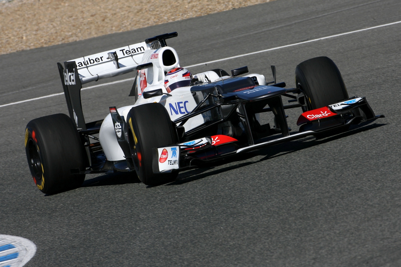 Sauber C31 Shakedown a Jerez