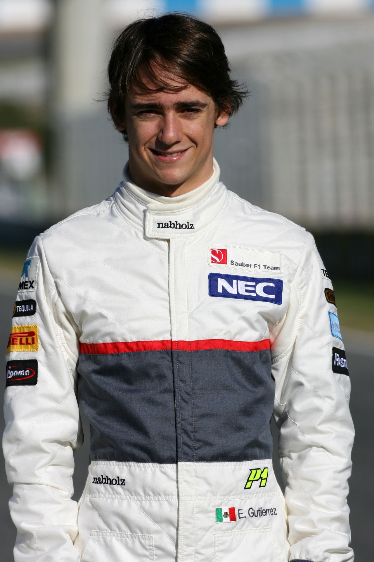 Esteban Gutierrez (MEX), third driver, Sauber F1 Team - Sauber C31 Ferrari Launch 