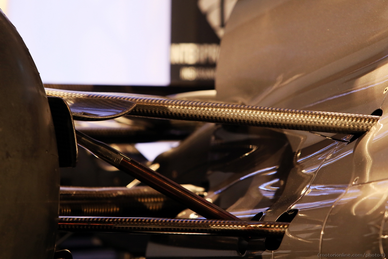 Sauber C32 rear suspension detail.
