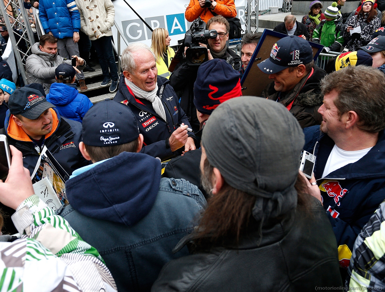 Sebastian Vettel Red Bull Show Run in Graz, Austria 01 Dicembre 2012
