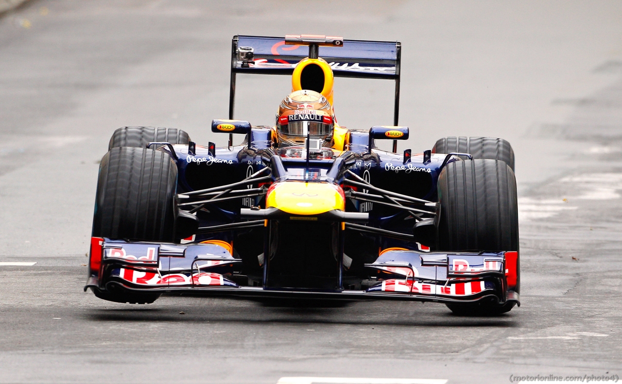 Sebastian Vettel Red Bull Show Run in Graz, Austria 01 Dicembre 2012