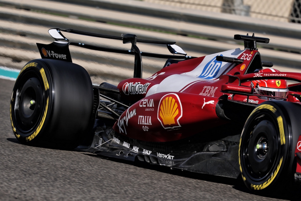 Charles Leclerc (MON) Ferrari SF-25 - rear wing.
09.12.2025. Formula 1 Testing, Yas Marina Circuit, Abu Dhabi, Tuesday.
- www.xpbimages.com, EMail: requests@xpbimages.com © Copyright: Moy / XPB Images