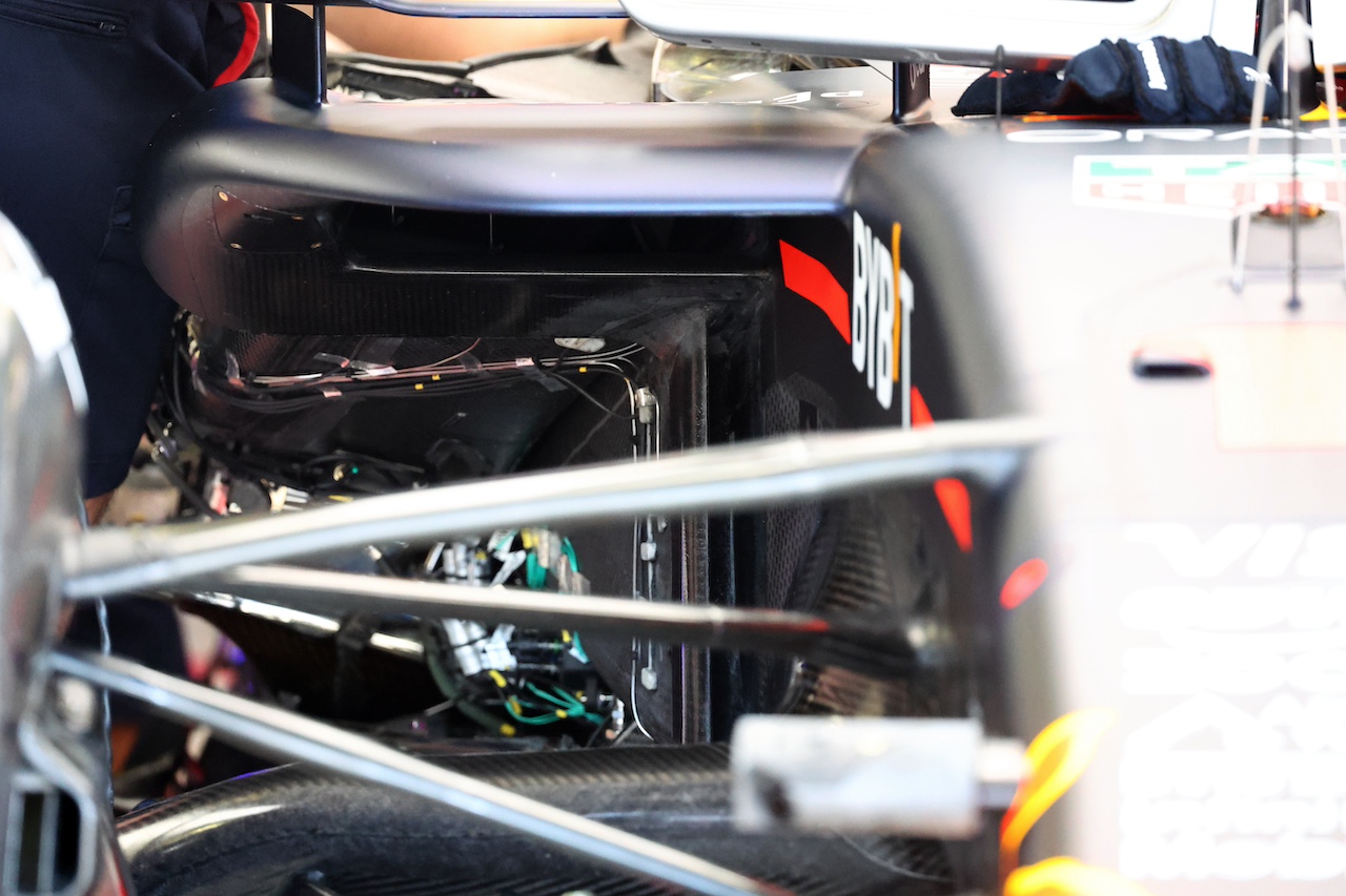 Red Bull Racing RB20 sidepod detail.
21.02.2024. Formula 1 Testing, Sakhir, Bahrain, Day One.
- www.xpbimages.com, EMail: requests@xpbimages.com © Copyright: Batchelor / XPB Images