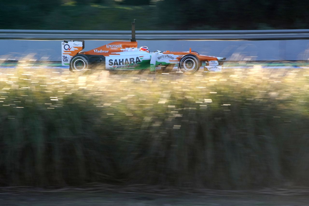 08.02.2012 Jerez, Spain,
Jules Bianchi (FRA), Sahara Force India Formula One Team   - Formula 1 Testing, day 1 - Formula 1 World Championship 