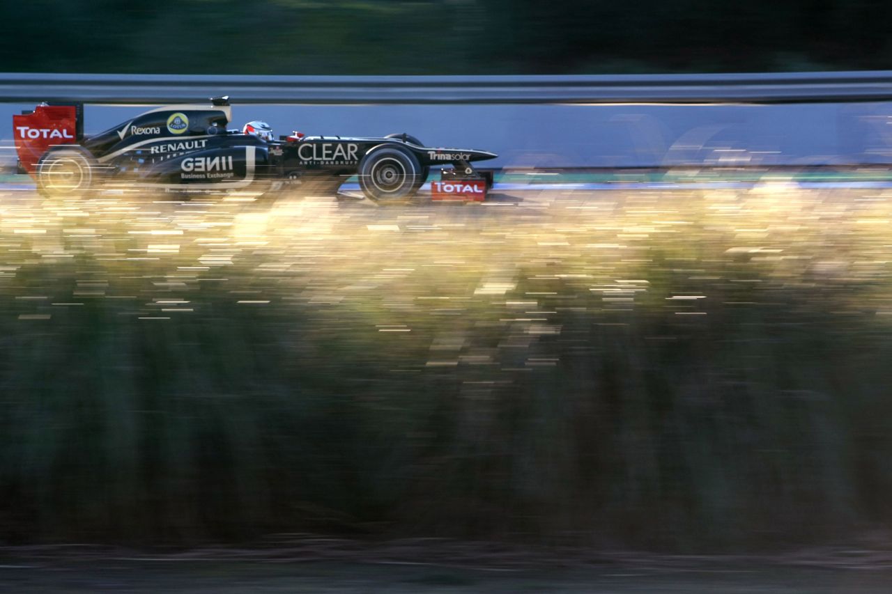 08.02.2012 Jerez, Spain,
Kimi Raikkonen (FIN), Team Lotus Renault GP   - Formula 1 Testing, day 1 - Formula 1 World Championship 