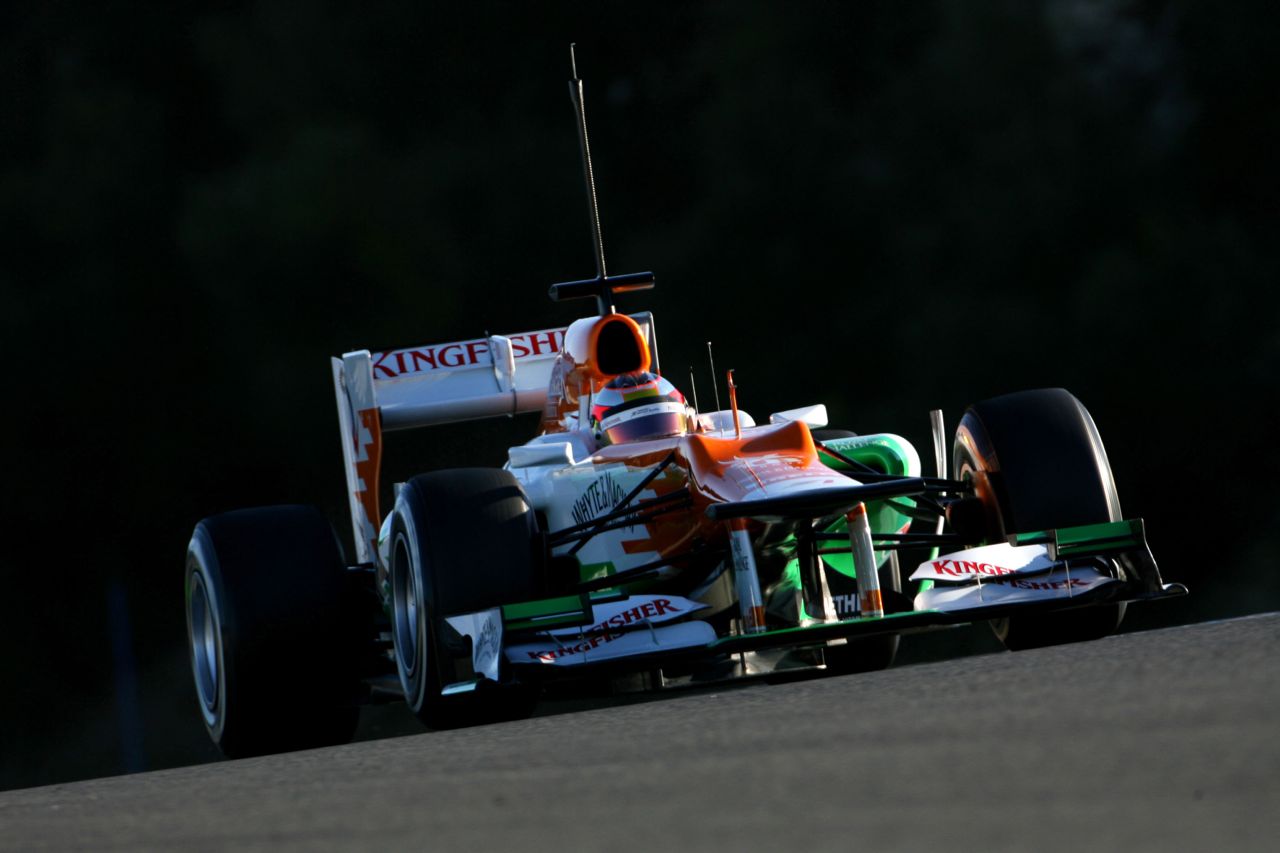 08.02.2012 Jerez, Spain,
Jules Bianchi (FRA), Sahara Force India Formula One Team   - Formula 1 Testing, day 1 - Formula 1 World Championship 