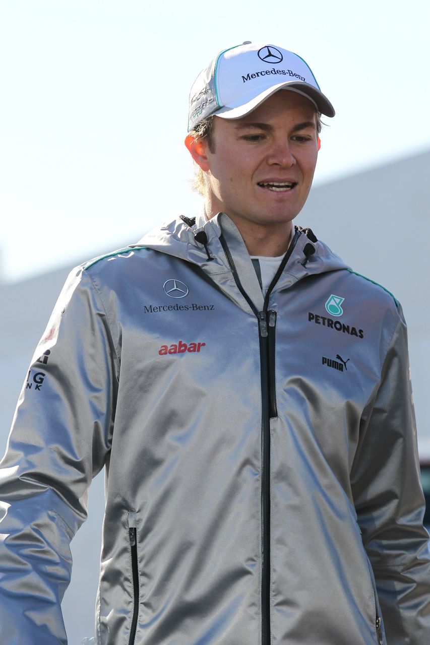 08.02.2012 Jerez, Spain,
Nico Rosberg (GER), Mercedes GP Petronas F1 Team   - Formula 1 Testing, day 1 - Formula 1 World Championship 