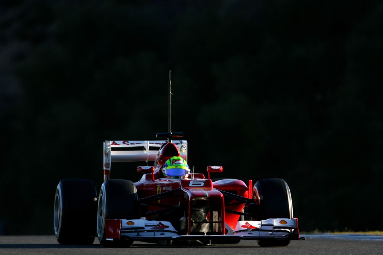 08.02.2012 Jerez, Spain,
Felipe Massa (BRA), Scuderia Ferrari   - Formula 1 Testing, day 1 - Formula 1 World Championship 