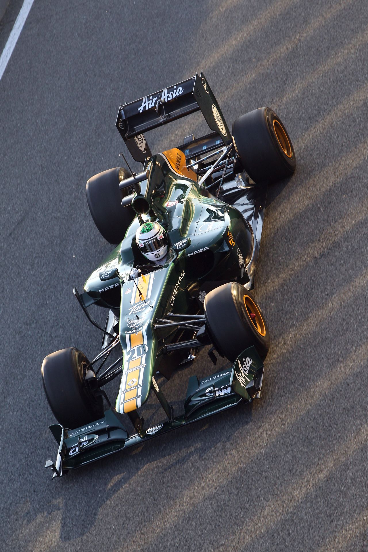 07.02.2012 Jerez, Spain,
Heikki Kovalainen (FIN), Caterham F1 Team   - Formula 1 Testing, day 1 - Formula 1 World Championship 