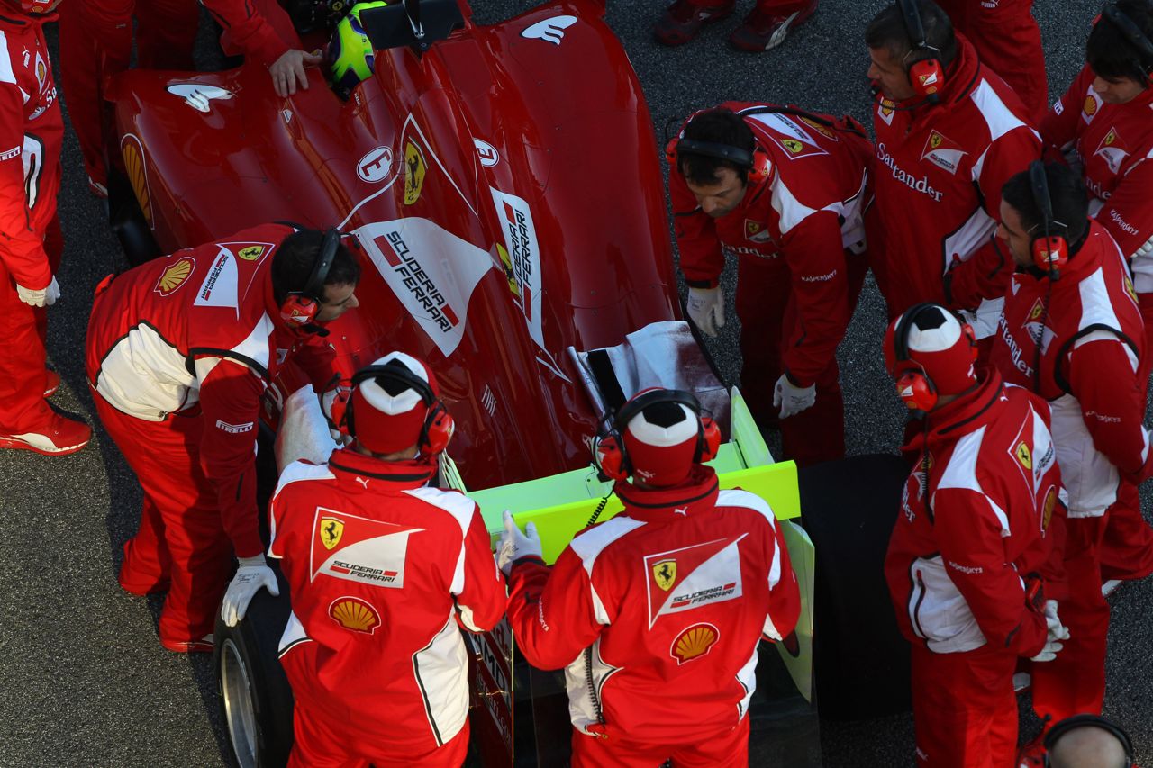 07.02.2012 Jerez, Spain,
Felipe Massa (BRA), Scuderia Ferrari - Formula 1 Testing, day 1 - Formula 1 World Championship 