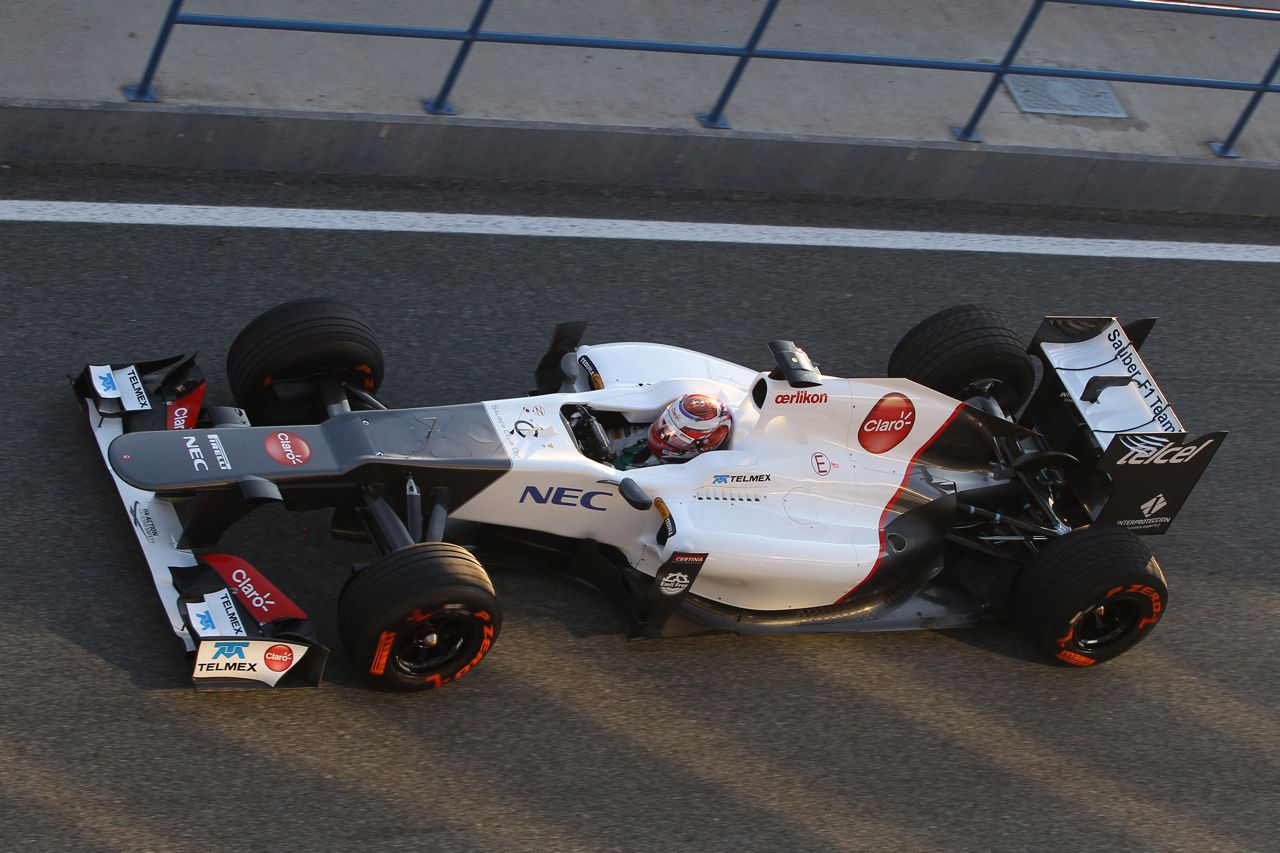 07.02.2012 Jerez, Spain,
Kamui Kobayashi (JAP), Sauber F1 Team   - Formula 1 Testing, day 1 - Formula 1 World Championship 
