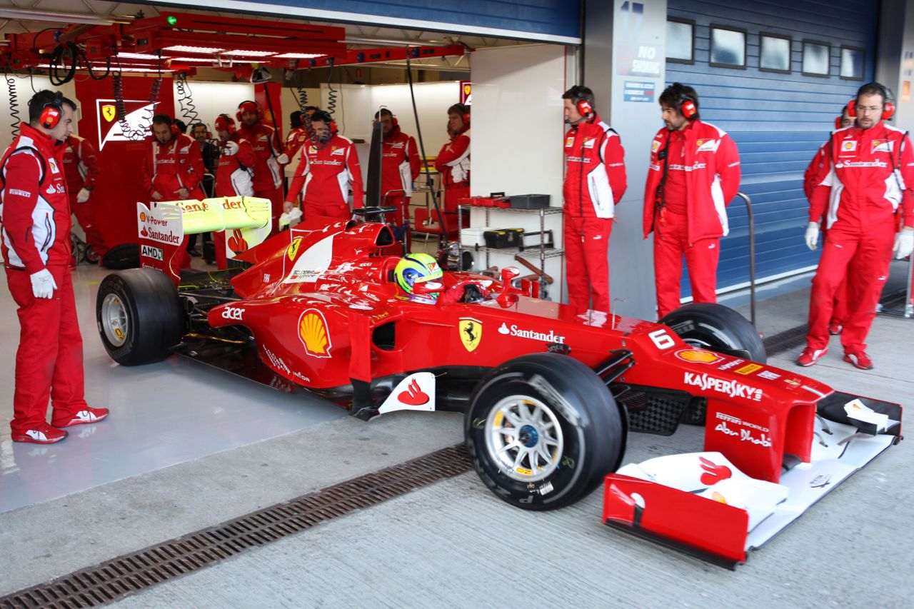 07.02.2012 Jerez, Spain,
Felipe Massa (BRA), Scuderia Ferrari   - Formula 1 Testing, day 1 - Formula 1 World Championship 