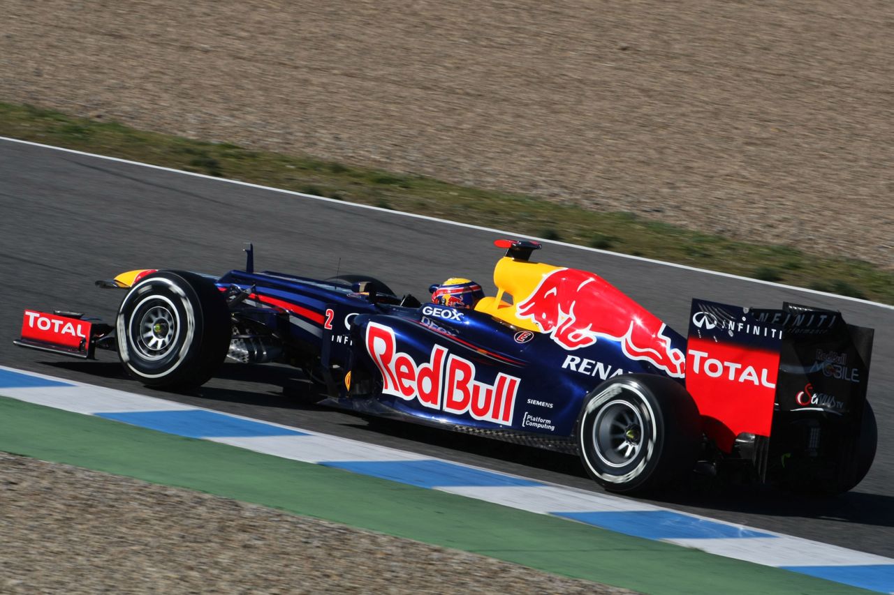 07.02.2012 Jerez, Spain,
Mark Webber (AUS), Red Bull Racing   - Formula 1 Testing, day 1 - Formula 1 World Championship 