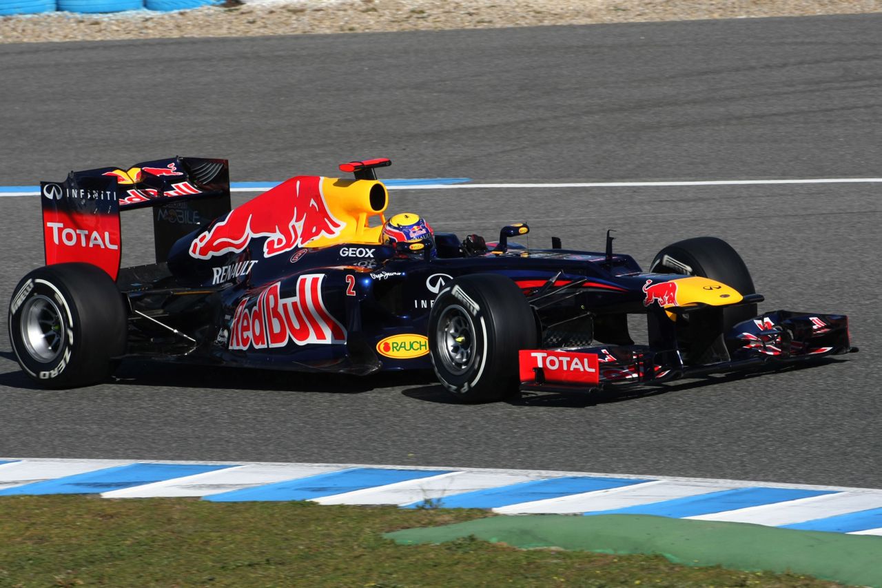 07.02.2012 Jerez, Spain,
Mark Webber (AUS), Red Bull Racing   - Formula 1 Testing, day 1 - Formula 1 World Championship 