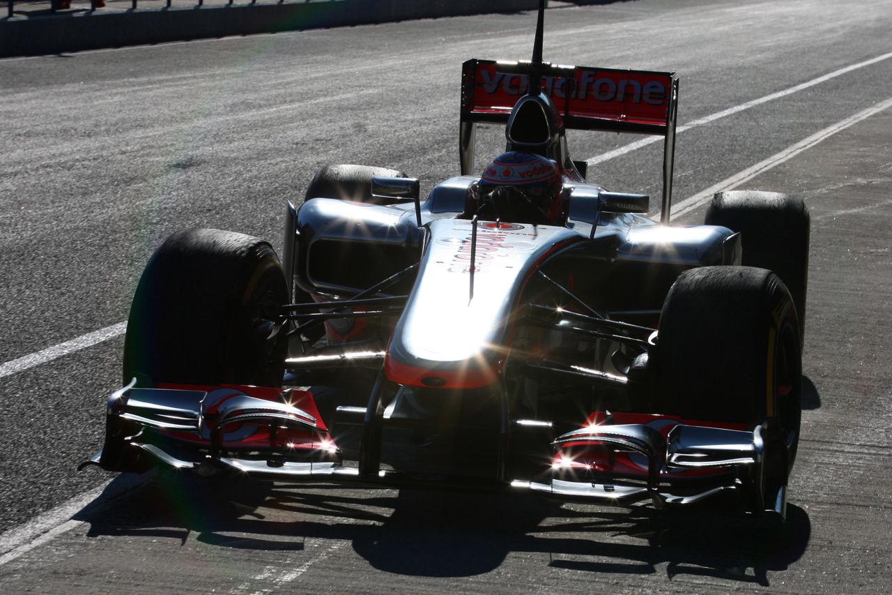 07.02.2012 Jerez, Spain,
Jenson Button (GBR), McLaren Mercedes   - Formula 1 Testing, day 1 - Formula 1 World Championship