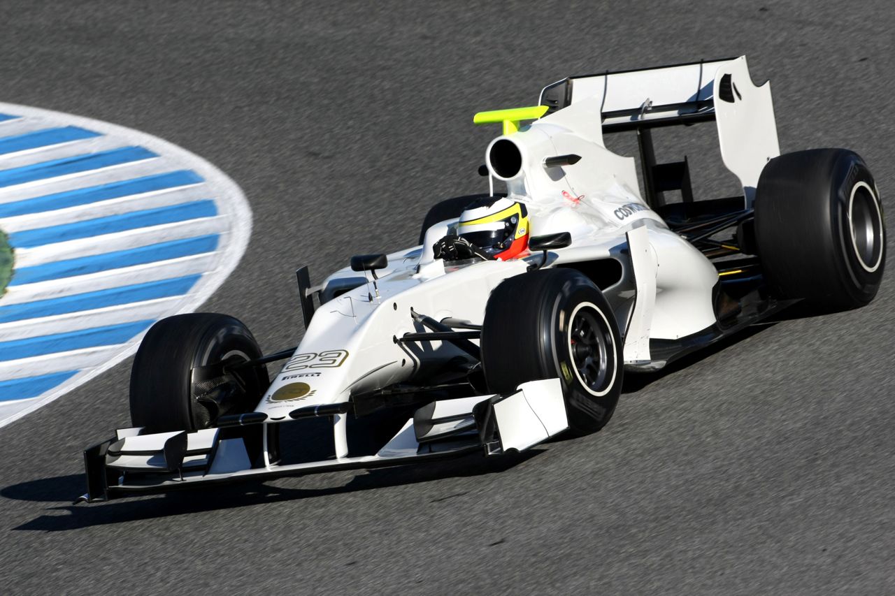 07.02.2012 Jerez, Spain,
Pedro de la Rosa (GBR), HRT Racing Team   - Formula 1 Testing, day 1 - Formula 1 World Championship 