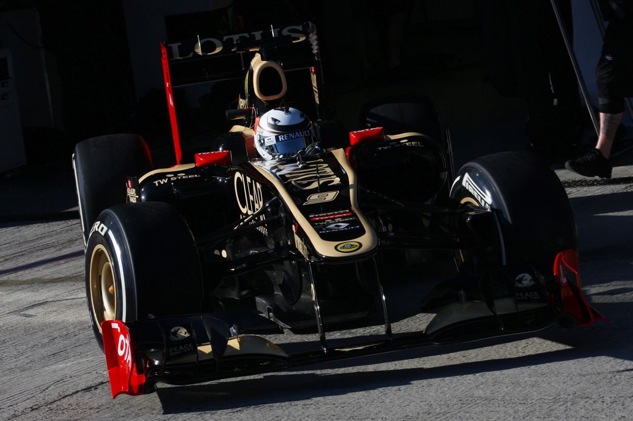 07.02.2012 Jerez, Spain,
Kimi Raikkonen, Lotus Renault F1 Team   - Formula 1 Testing, day 1 - Formula 1 World Championship 