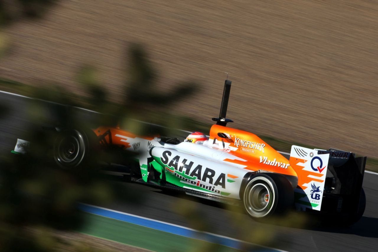 07.02.2012 Jerez, Spain,
Paul di Resta (GBR), Sahara Force India Formula One Team   - Formula 1 Testing, day 1 - Formula 1 World Championship 