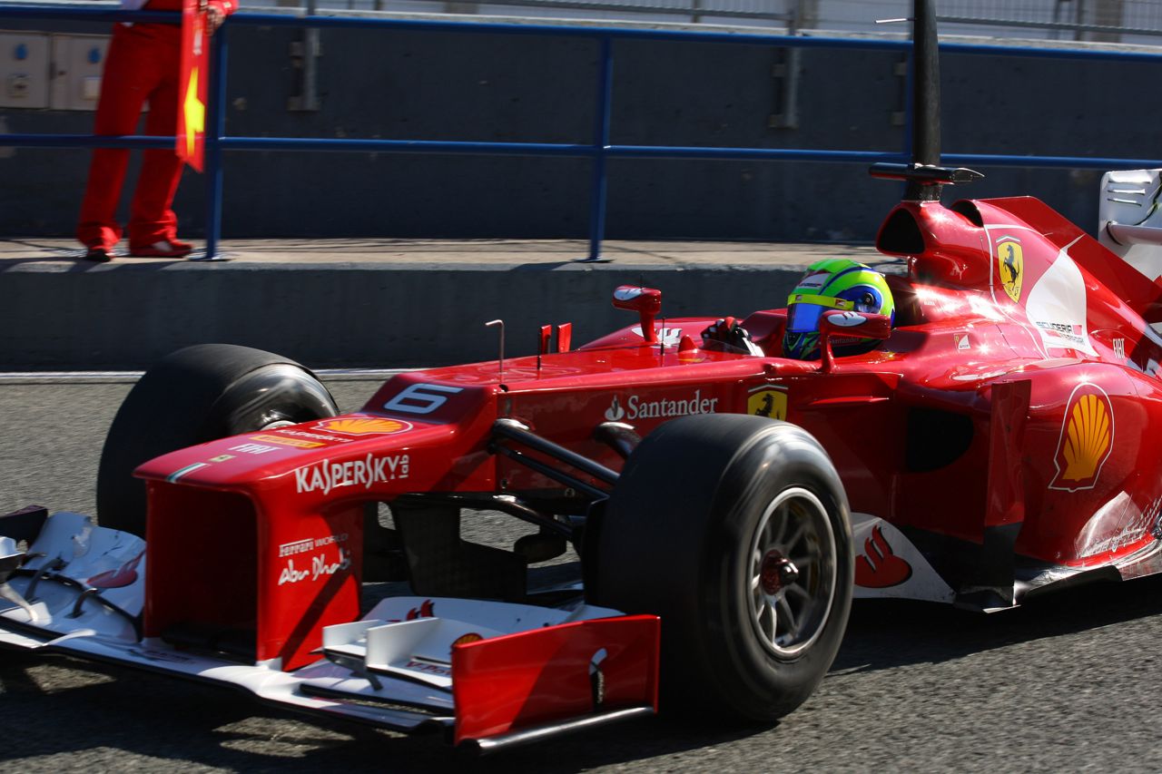 07.02.2012 Jerez, Spain,
Felipe Massa (BRA), Scuderia Ferrari   - Formula 1 Testing, day 1 - Formula 1 World Championship 