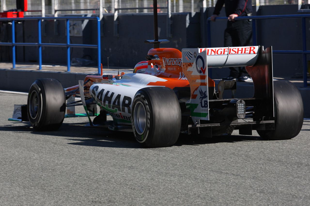 07.02.2012 Jerez, Spain,
Paul di Resta (GBR), Sahara Force India Formula One Team   - Formula 1 Testing, day 1 - Formula 1 World Championship 