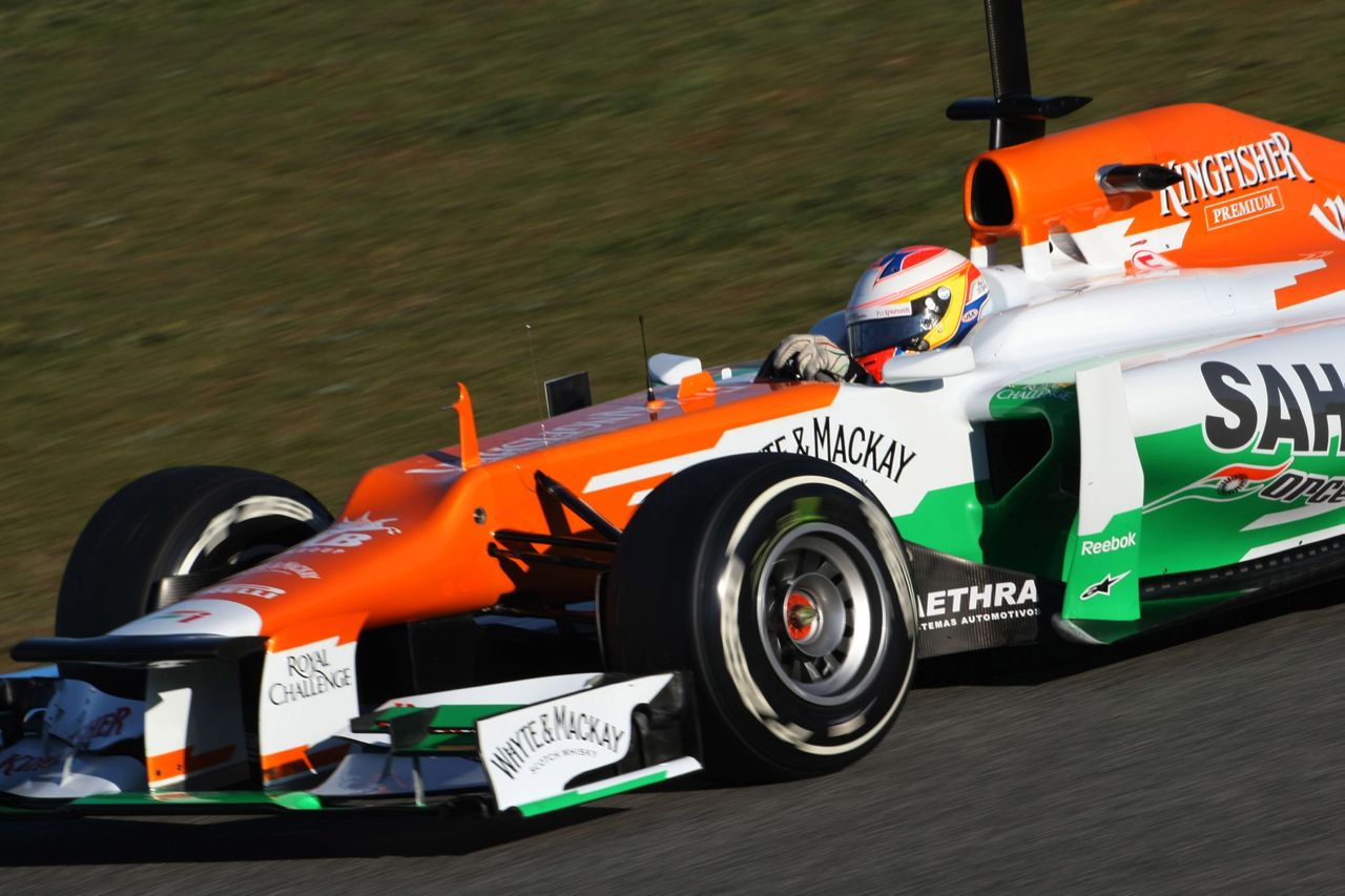 07.02.2012 Jerez, Spain,
Paul di Resta (GBR), Sahara Force India Formula One Team   - Formula 1 Testing, day 1 - Formula 1 World Championship 