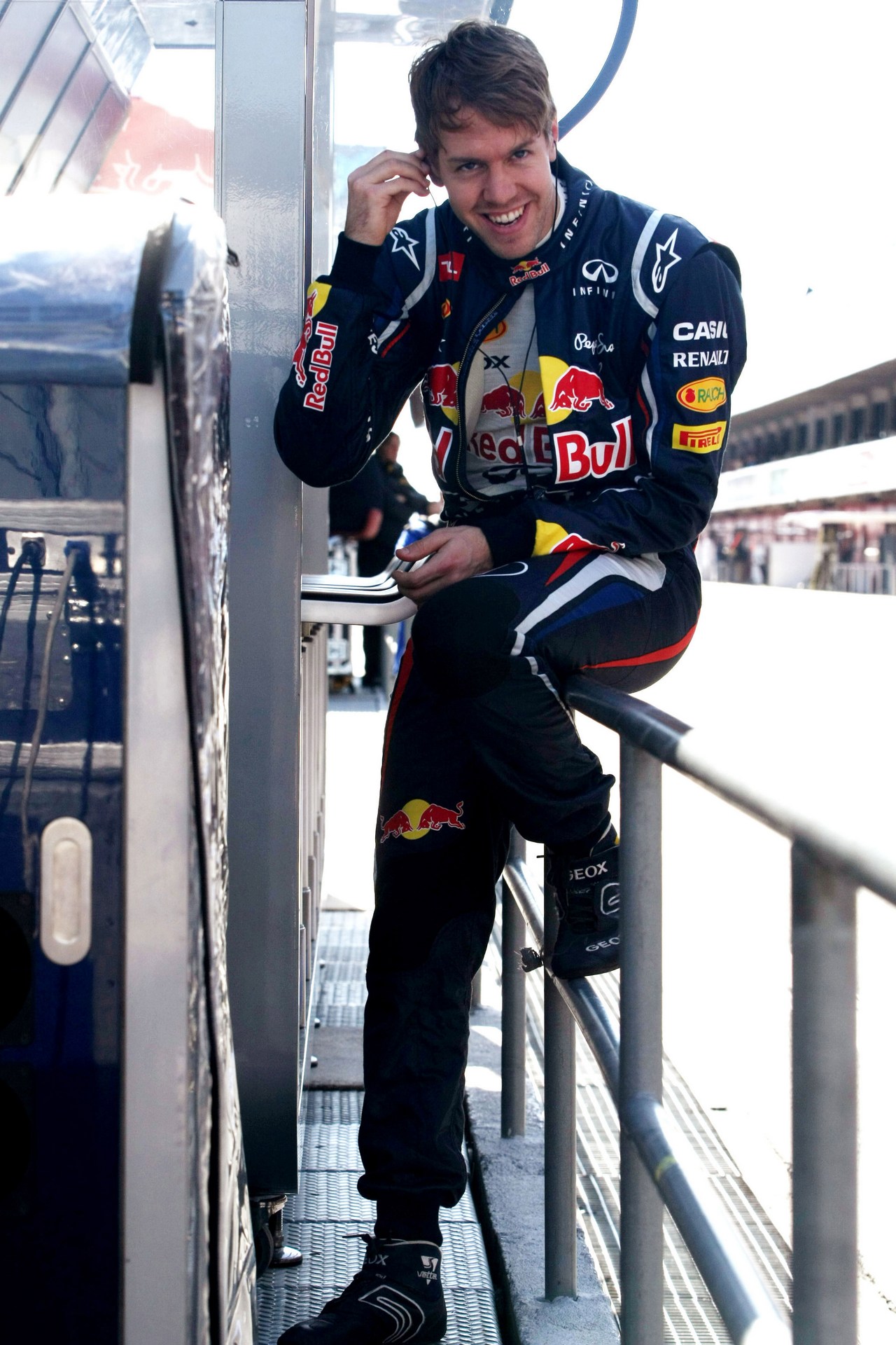 21.02.2012 Barcelona, Spain,
Sebastian Vettel (GER), Red Bull Racing   - Formula 1 Testing, day 1 - Formula 1 World Championship 