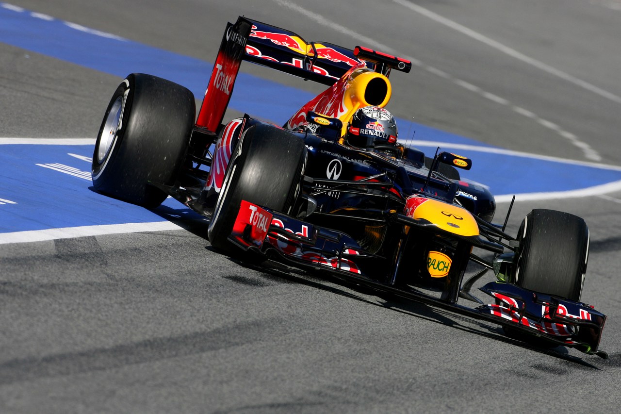 21.02.2012, Barcelona, Spain,
Sebastian Vettel (GER), Red Bull Racing   - Formula 1 Testing, day 1 - Formula 1 World Championship