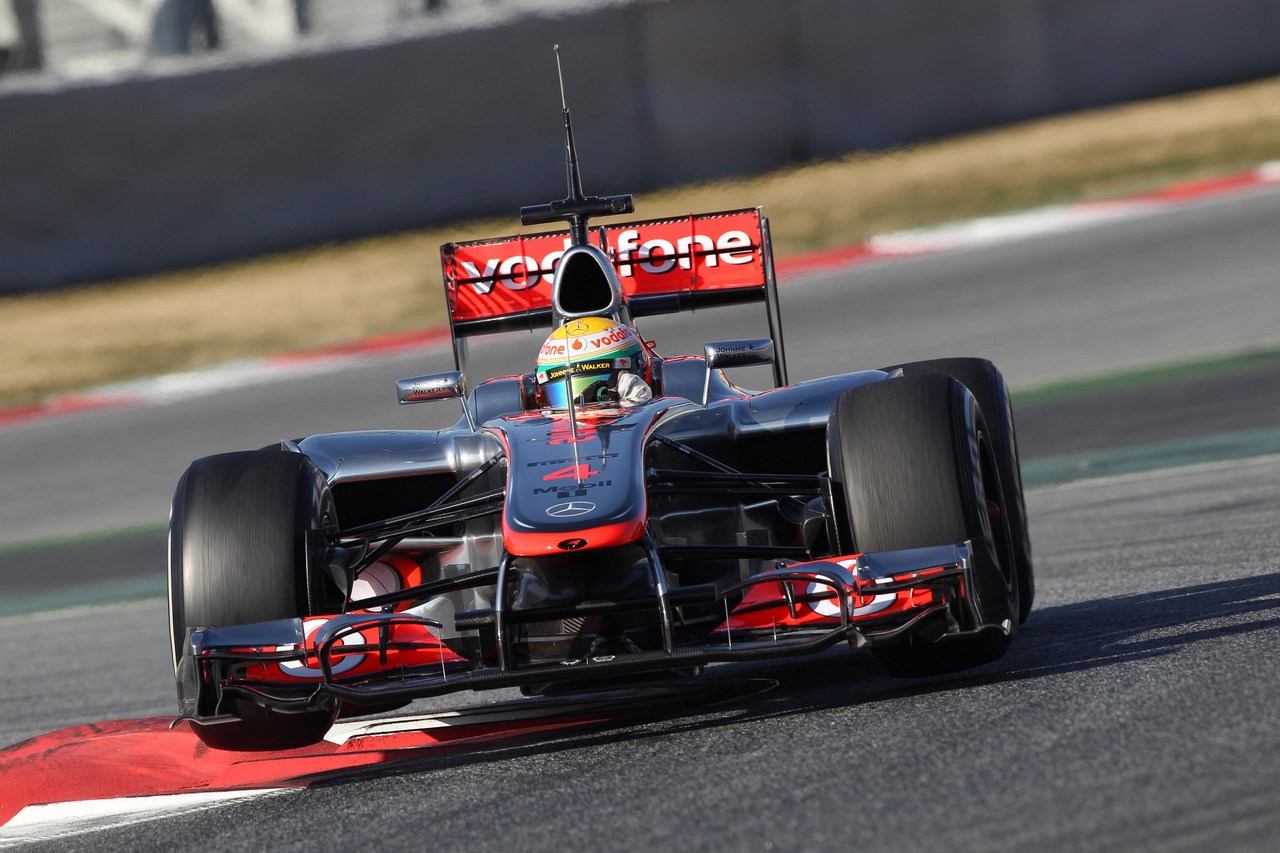 21.02.2012, Barcelona, Spain,
Lewis Hamilton (GBR), McLaren Mercedes - Formula 1 Testing, day 1 - Formula 1 World Championship 